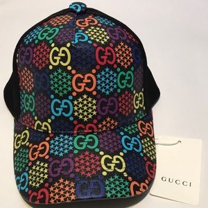 Gucci Psychedelic Hat -GG Designer Cap- L